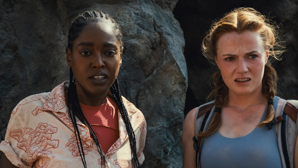 two women looking shocked